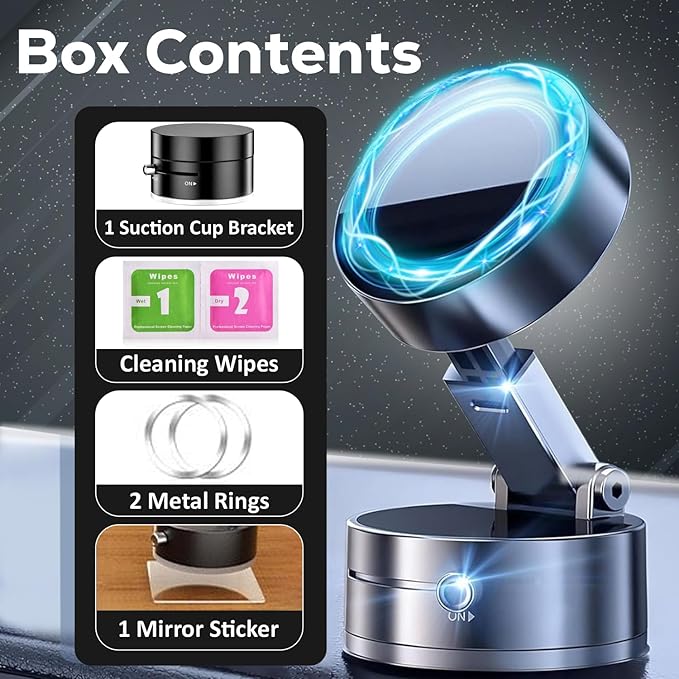 EasyMount™ - Portable Magnetic Suction Stand.