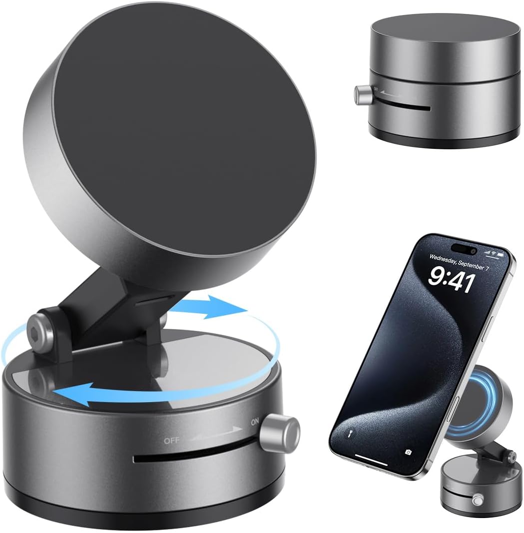EasyMount™ - Portable Magnetic Suction Stand.